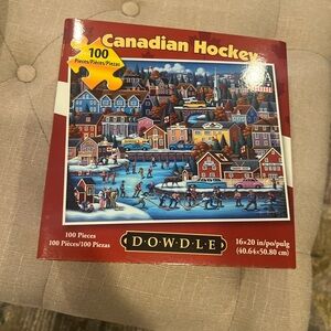 Canadian Hockey Puzzle - 100 Pieces